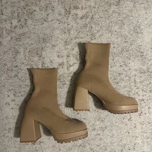 Stylish Tan Ankle Boots